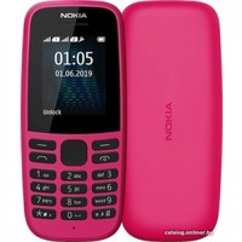 Телефон Nokia 105 (2019) TA-1174 (розовый)