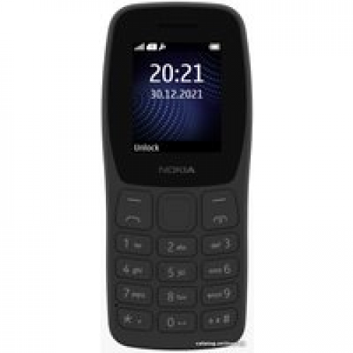 Телефон Nokia 105 (2022) Dual SIM TA-1416 (черный, без З/У)