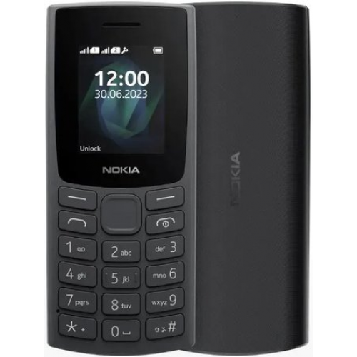 Телефон Nokia 105 4G (2023) Dual SIM TA-1551 (черный)