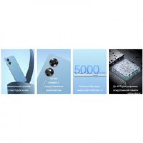 Телефон Oppo A17 CPH2477 4GB/64GB международная версия (синий)