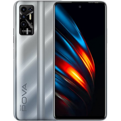 Телефон Tecno Pova 2 4GB/128GB (серебристый)