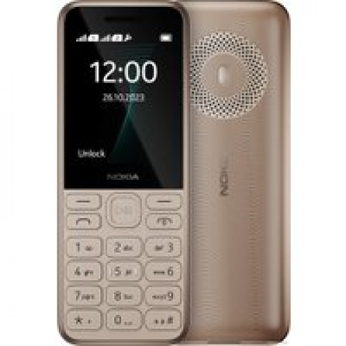 Телефон Nokia 130 (2023) Dual SIM TA-1576 (золотистый)