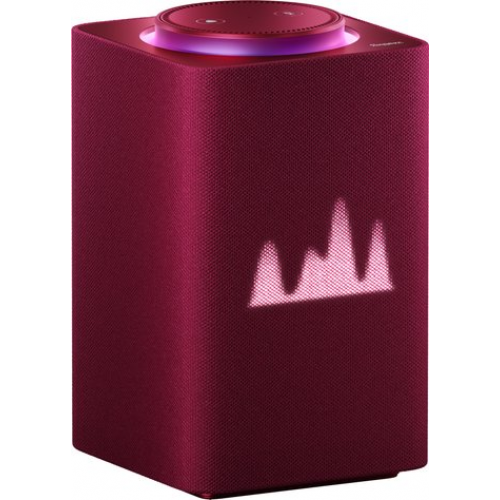 Умная колонка Яндекс Станция Макс (с хабом умного дома Zigbee, бордовый)