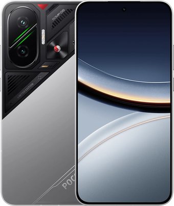 серебристый, черный