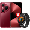 Телефон Huawei Pura 80 Pro LMR-LX9 12GB/512GB (красный) + умные часы Huawei Watch GT 5 по акции