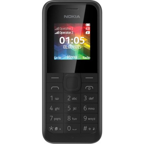 Телефон Nokia 105 Dual SIM Black