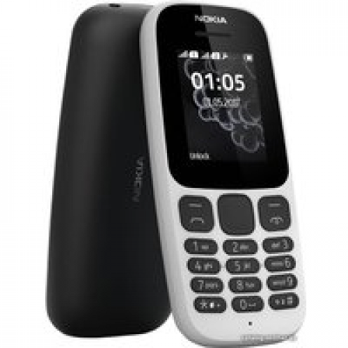 Телефон Nokia 105 Dual SIM (2017) (черный)