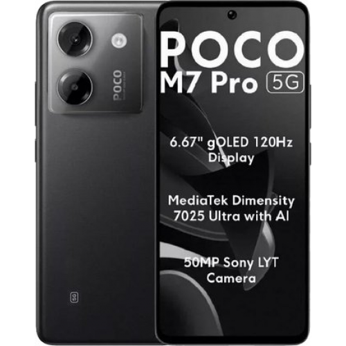 Телефон POCO M7 Pro 5G 12GB/512GB международная версия (черный)