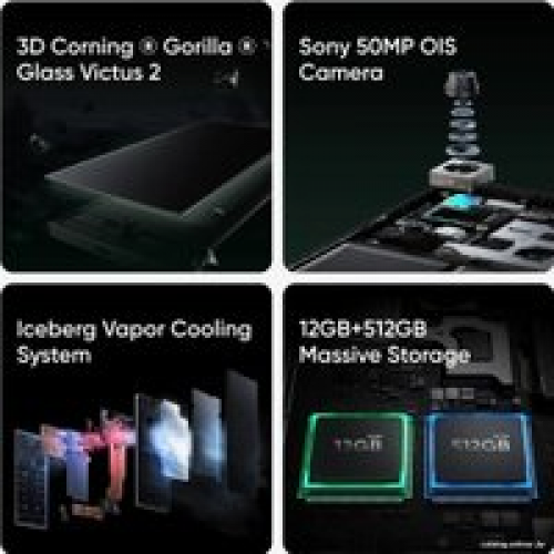 Телефон Realme GT 6T 8GB/256GB (зеленый)