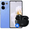 Телефон Tecno Camon 20 Pro 8GB/256GB + Tecno TWS Earphone BD03 (голубая фиалка)