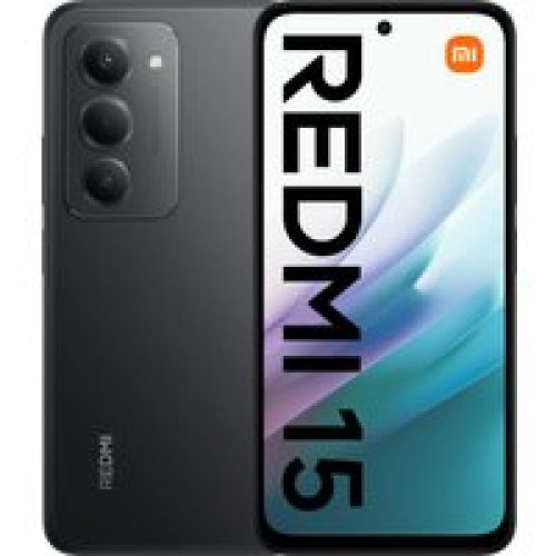 Телефон Xiaomi Redmi 15 4G 8GB/256GB международная версия (черный) + наушники Xiaomi Redmi Buds 6 Active M2344E1 (черный) по акции