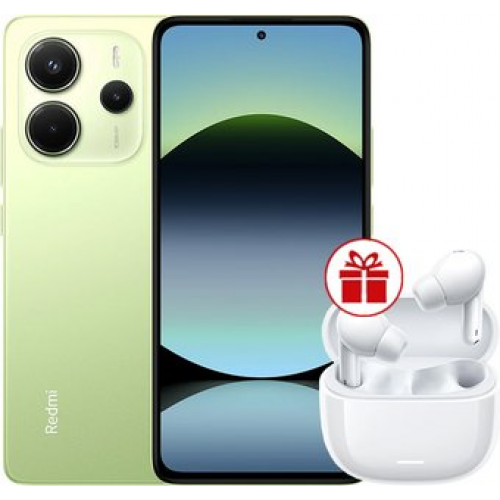 Телефон Xiaomi Redmi Note 14 6GB/128GB международная версия (зеленый) + наушники Xiaomi Redmi Buds 6 Lite (белый) по акции