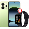 Телефон Xiaomi Redmi Note 14 8GB/256GB международная версия (зеленый) + умные часы Xiaomi Redmi Watch 3 (черный) по акции