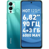 Телефон Infinix Hot 12 Play NFC 4GB/64GB (зеленый)
