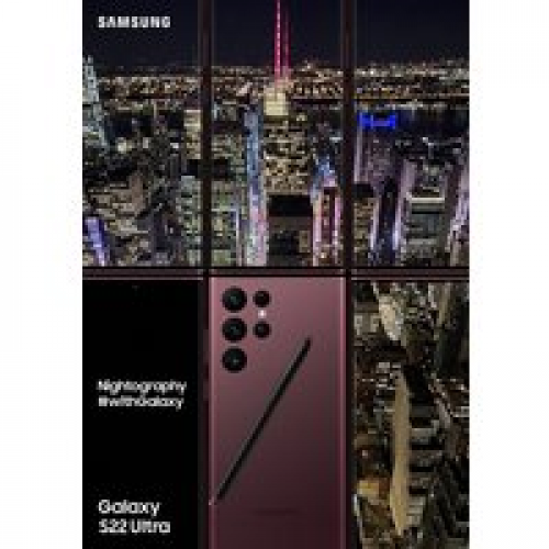 Телефон Samsung Galaxy S22 Ultra 5G SM-S908B/DS 12GB/128GB (бургунди)