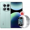 Телефон Xiaomi Redmi Note 14 Pro 5G 12GB/256GB международная версия (зеленый) + умные часы Xiaomi Redmi Watch 5 Active (серебристый) по акции