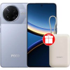 Телефон POCO F7 Pro 12GB/256GB международная версия (голубой) + пауэрбанк Xiaomi Power Bank P15ZM 10000mAh (бежевый) по акции