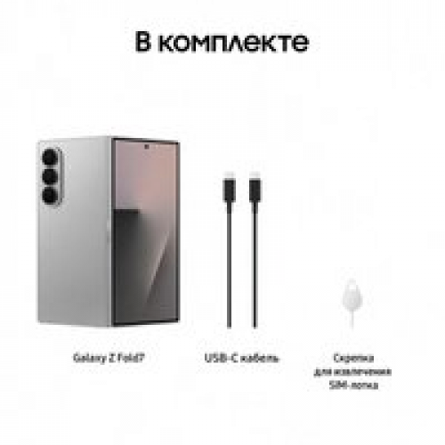 Телефон Samsung Galaxy Z Fold7 SM-F966B/DS 12GB/256GB (серебристый)