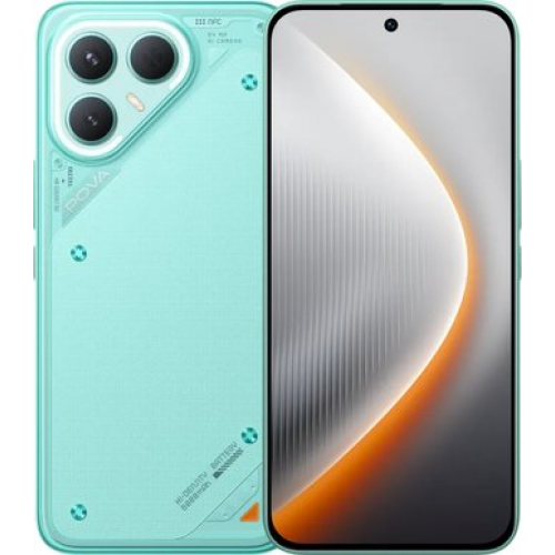 Телефон Tecno Pova 7 Pro 12GB/256GB (неоновый циан)