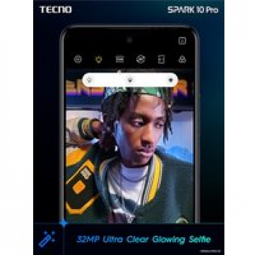 Телефон Tecno Spark 10 Pro 8GB/256GB + Tecno TWS Earphone BD03 (жемчужный белый)