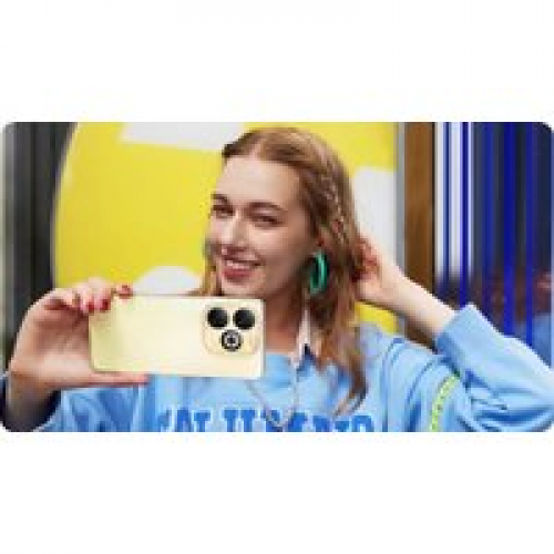 Телефон Infinix Smart 8 Pro X6525B 4GB/256GB (блестящее золото)