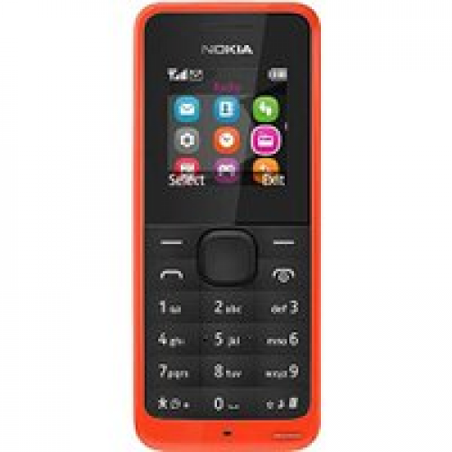 Телефон Nokia 105 Dual SIM Red