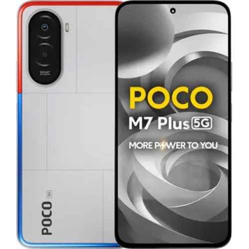 Телефон POCO M7 Plus 6GB/128GB международная версия (серебристый)