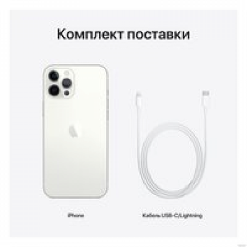 Телефон Apple iPhone 12 Pro Max Dual SIM 256GB (серебристый)
