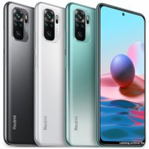 Телефон Xiaomi Redmi Note 10 4GB/64GB (зеленое озеро)