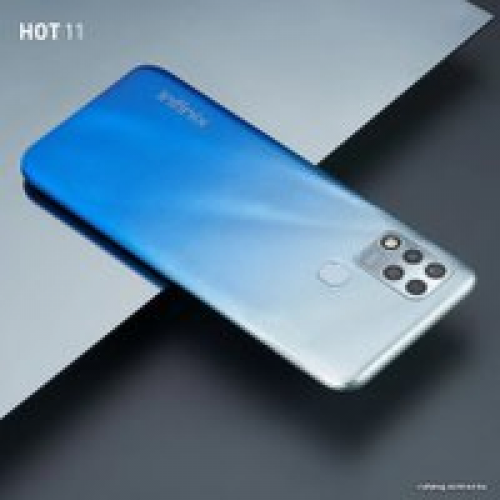 Телефон Infinix Hot 11 Helio G37 4GB/128GB (голубой)