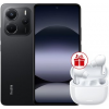 Телефон Xiaomi Redmi Note 14 6GB/128GB международная версия (черный) + наушники Xiaomi Redmi Buds 6 Lite (белый) по акции