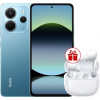 Телефон Xiaomi Redmi Note 14 8GB/256GB международная версия (синий) + наушники Xiaomi Redmi Buds 6 Lite (белый) по акции