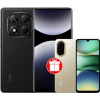 Телефон Xiaomi Redmi Note 14 Pro 12GB/512GB международная версия (черный) + Xiaomi Redmi A5 3GB/64GB (песочное золото) по акции