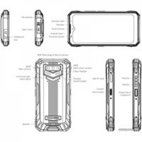 Телефон Doogee S89 (черный)