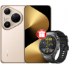 Телефон Huawei Pura 80 Ultra LMU-LX9 16GB/512GB (сверкающий золотой) + умные часы Huawei Watch GT 5 Pro по акции
