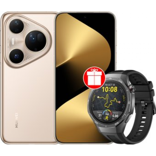 Телефон Huawei Pura 80 Ultra LMU-LX9 16GB/512GB (сверкающий золотой) + умные часы Huawei Watch GT 5 Pro по акции
