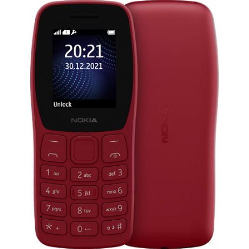 Телефон Nokia 105+ (2022) Dual SIM (красный)