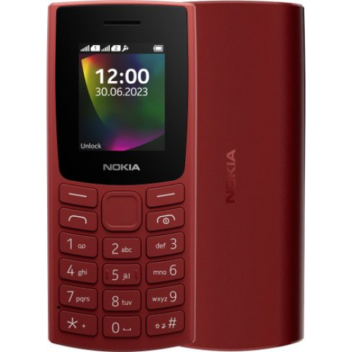 Телефон Nokia 106 (2023) Dual SIM TA-1564 (красный)