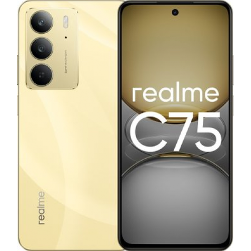 Телефон Realme C75 RMX3941 8GB/128GB (золотистый)